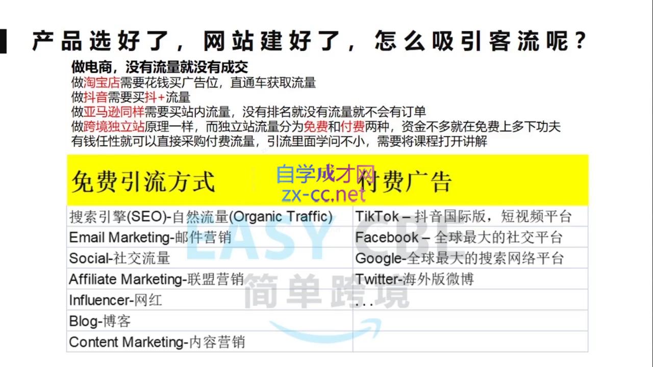 团长·跨境电商独立站入门课(2小时精华)