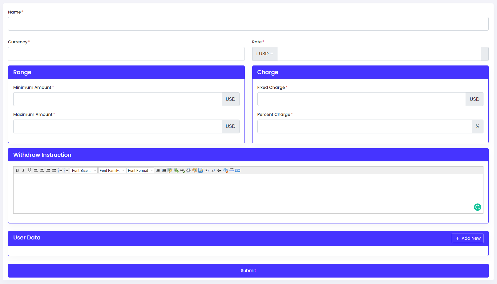 viserpay海外支付系统源码/国外支付接口 laravel后端框架