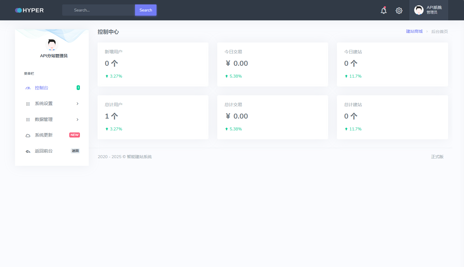 2025最新宝塔API一键建站系统源码