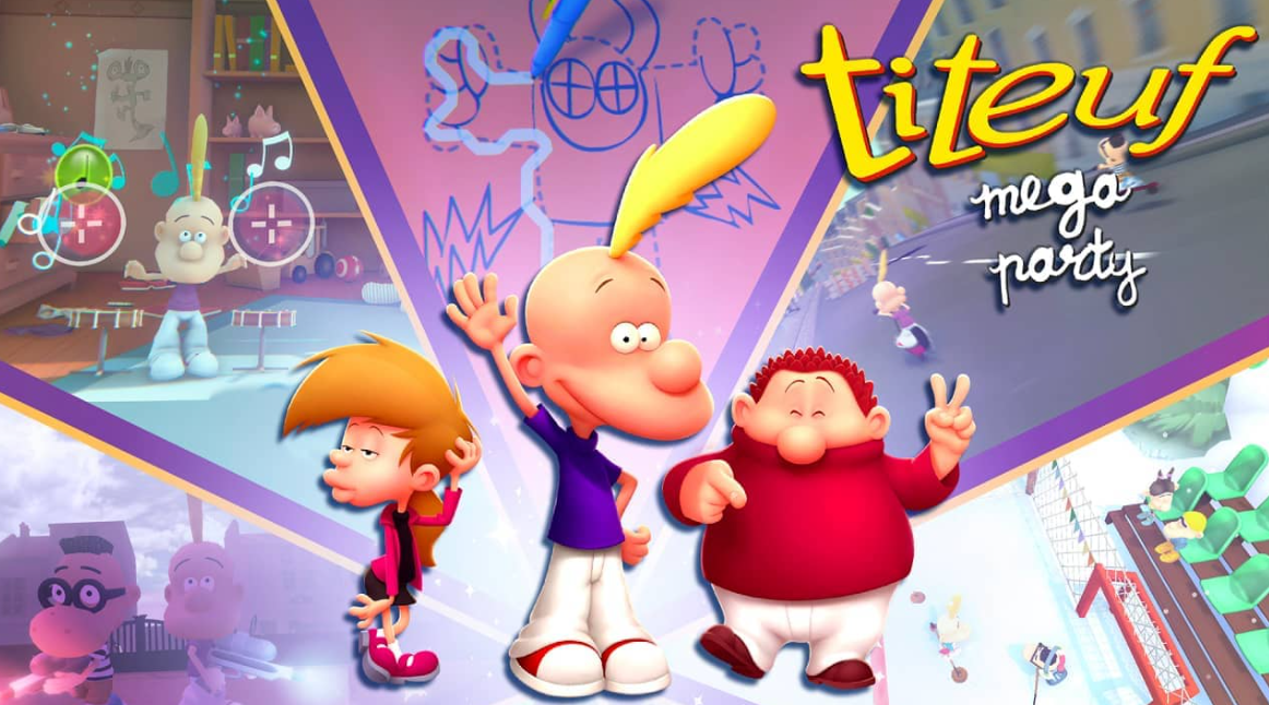 《坏小子迪德夫大派对 Titeuf Mega Party》Switch英文版NSP下载 – 含1.2.0补丁