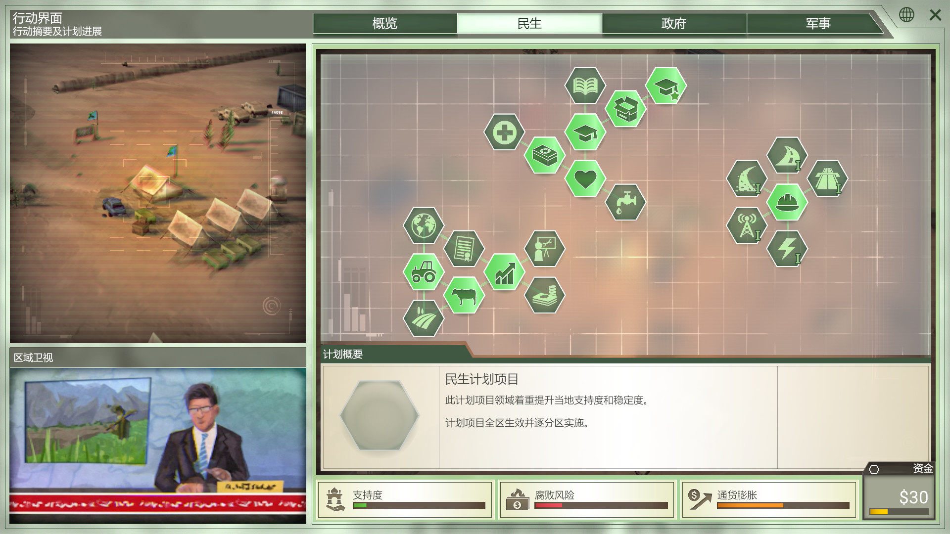 《反叛公司：局势升级/Rebel Inc: Escalation》PC中文版下载-含v1.4.0.12