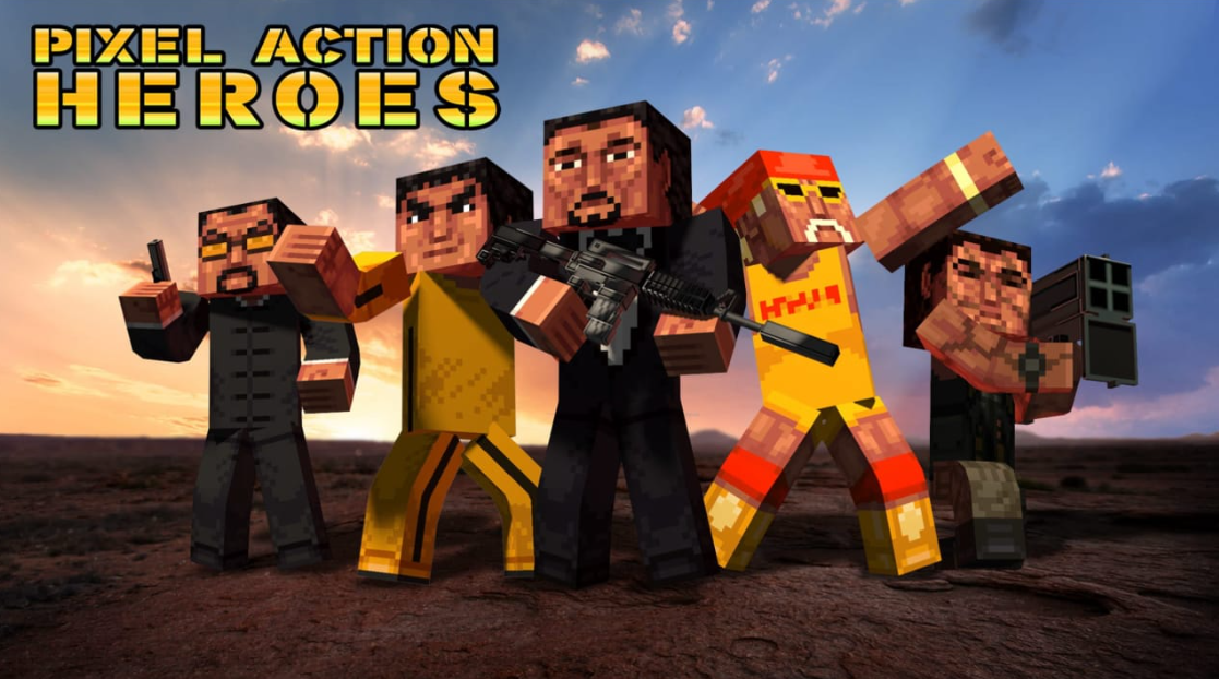 《方块世界:像素动作英雄 Pixel Action Heroes》Switch英文版NSZ下载