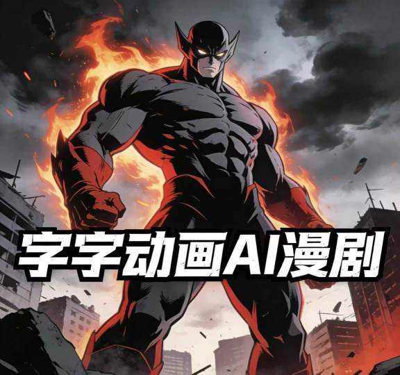 字字动画AI漫剧2026年第1期系统课程，小白看完就能学会实操的漫剧课，单人月收1-3W