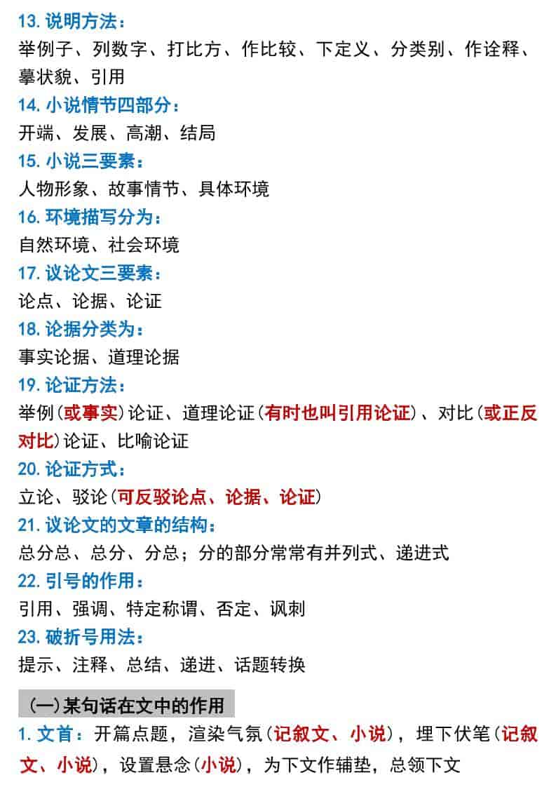 六年级下语文小升初基础知识及答题技巧pdf