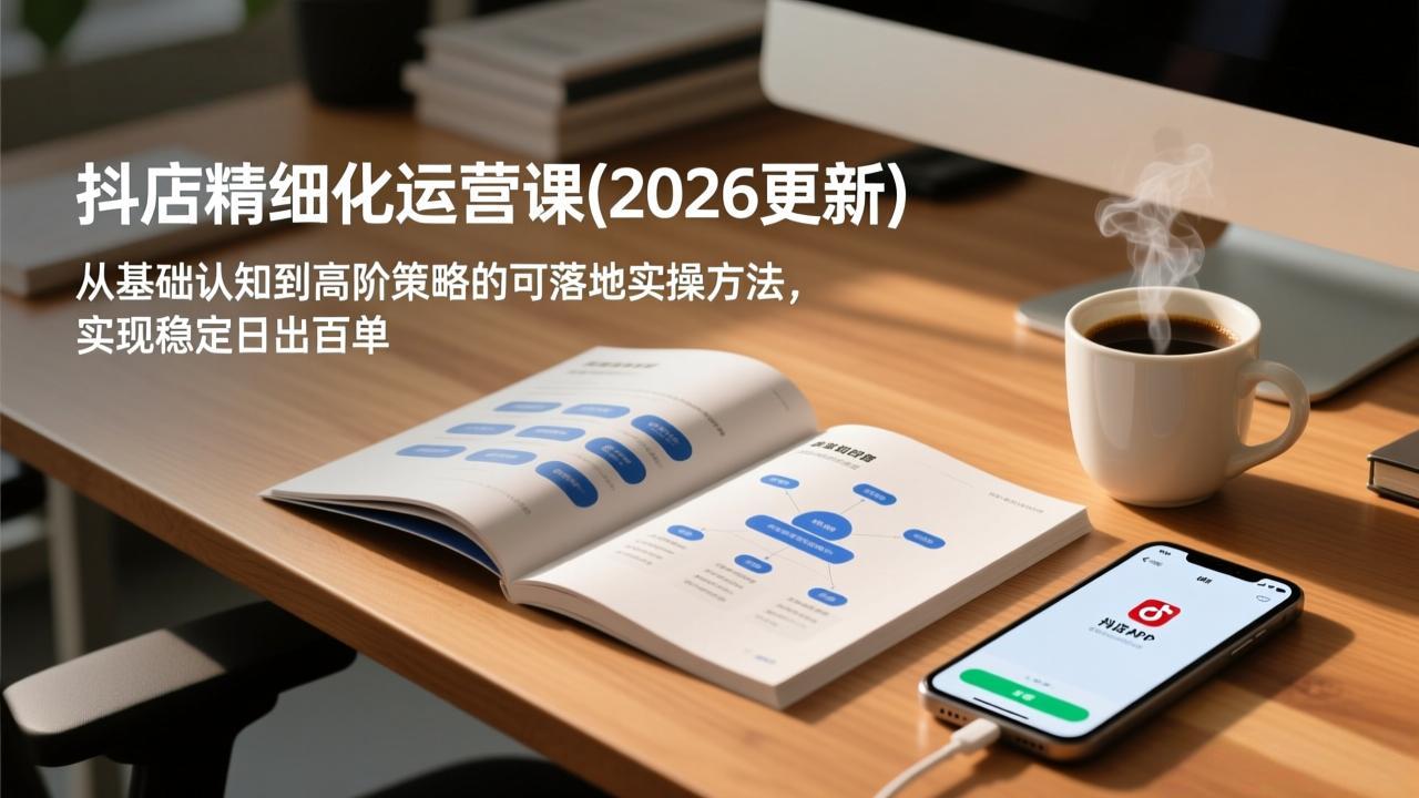 抖店精细化运营课(更新5月