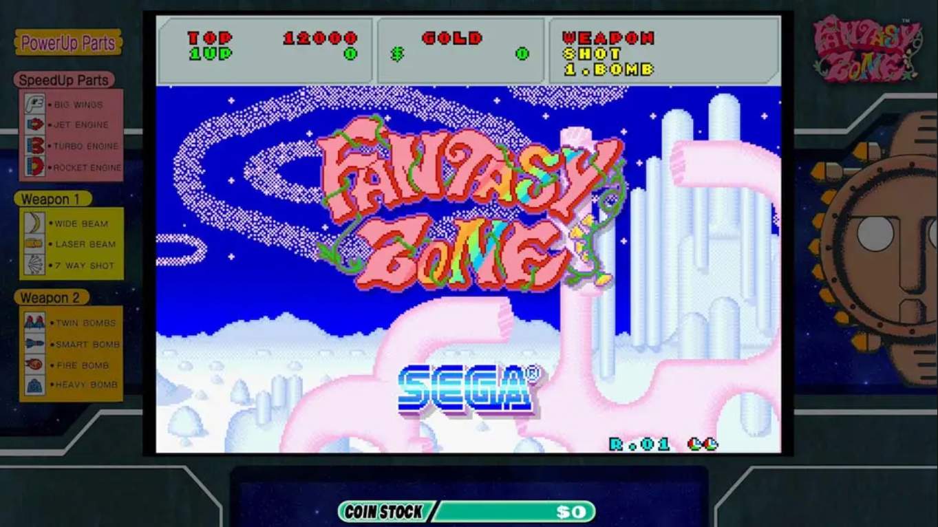 【美版】世嘉时代:梦幻地带 .SEGA AGES FANTASY ZONE 英语