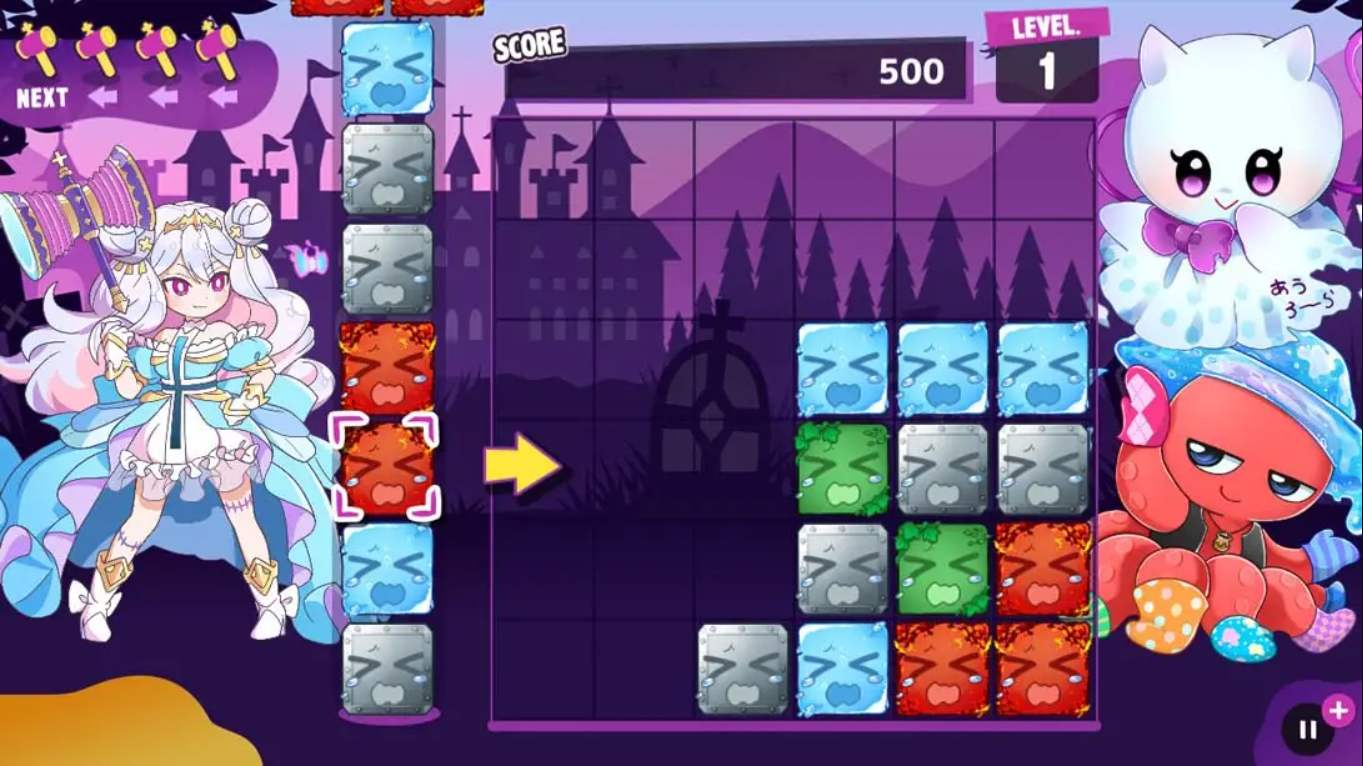 【美版】横行方块之魔锤 .Refreshing Sideways Puzzle Ghost Hammer 中文