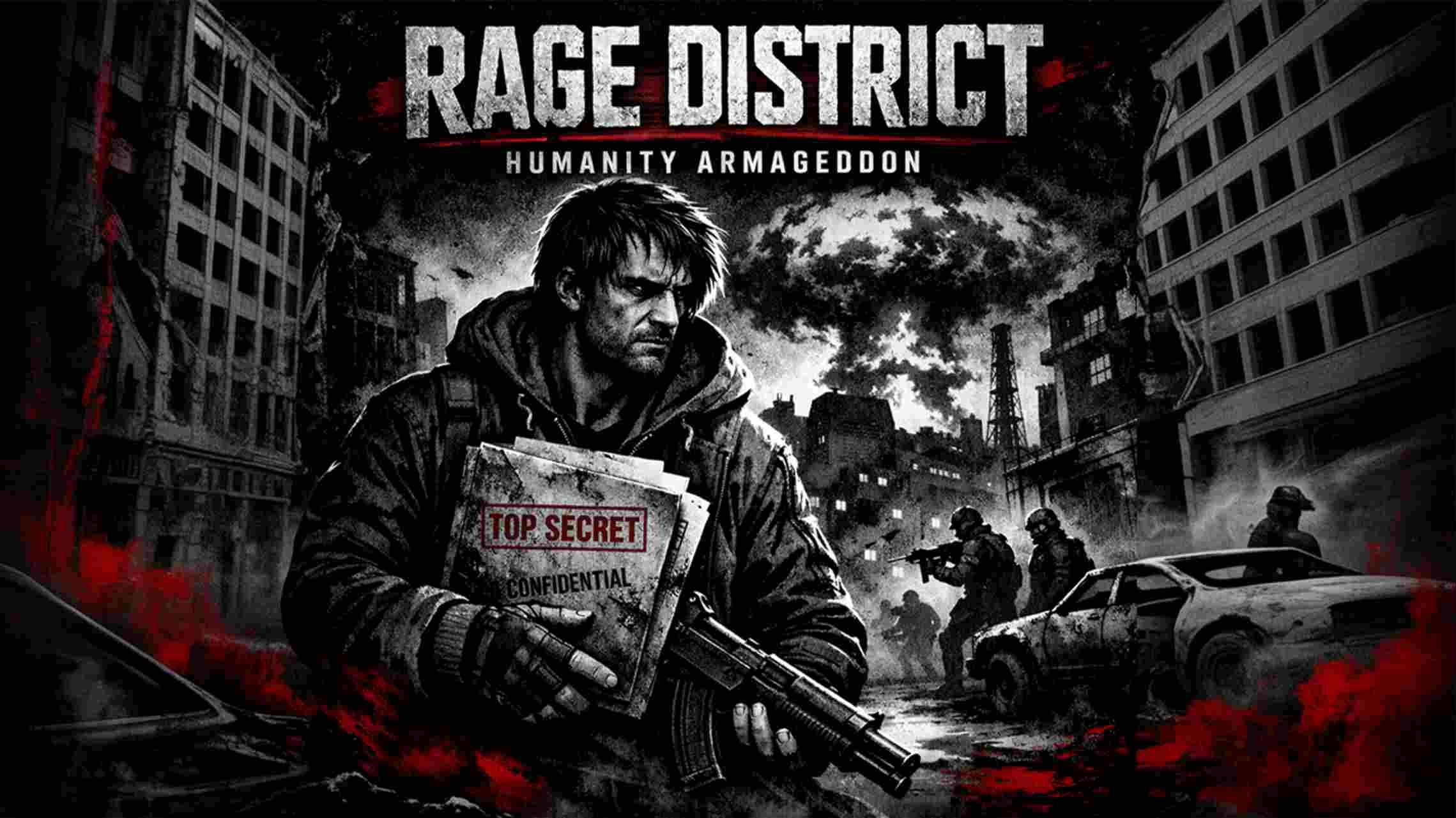 【美版】狂怒区 人类末日 Rage District – Humanity Armageddon 英语