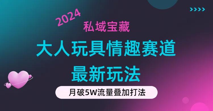 私域宝藏:大人玩具情趣赛道合规新玩法,零投入,私域超高流量成单率高