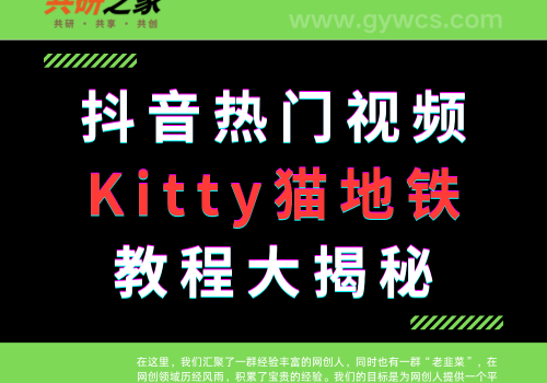 抖音上热门的Kitty 猫主题地铁教程大揭秘