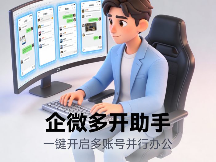 企微多开工具 企微多开，一台电脑开上7到8个完全没问题  理论上是没有上限限制的，主要还是您的
