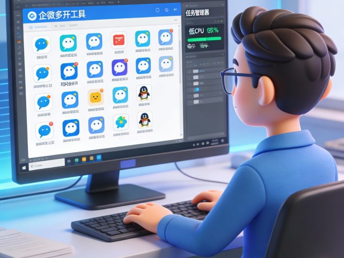 企微多开工具分享，电脑流畅运行 企微多开工具⚠️不支持苹果电脑，仅window电脑可用 企微多开