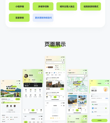 组局付费进群论坛社群旅游搭子系统小程序【单前端代码】适合二开
