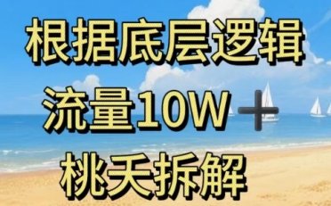 据底层逻辑,流量10W+,以安全知识科普为例