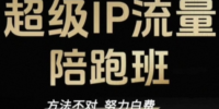 阿昱老师·超级IP流量陪跑班