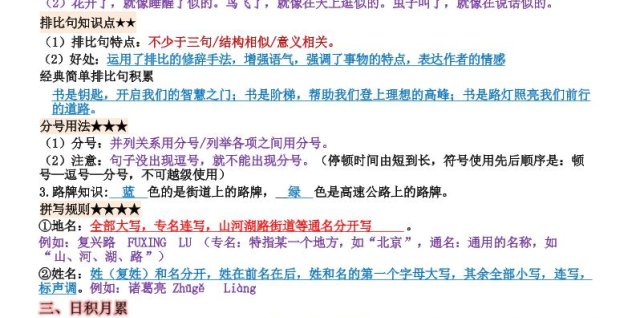 六上语文+语文园地重点归纳(15页