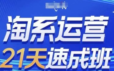 淘系运营21天速成班(更新25年12月)，0基础轻松搞定淘系运营，不做假把式