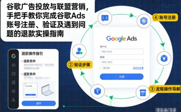 谷歌广告投放与联盟营销，手把手教你完成谷歌Ads账号注册、验证及遇到问题的退款实操指南