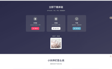 影视派影视APP下载页html源码