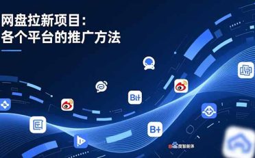 网盘拉新项目：各个平台的推广方法，公众号、截留玩法，微博，B站，百度智能体