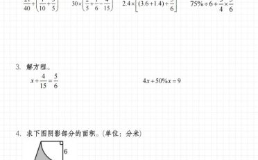 《六年级上册期末数学每日一练》（含答案）83页