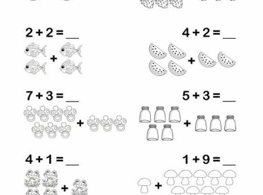 幼小衔接看图列式