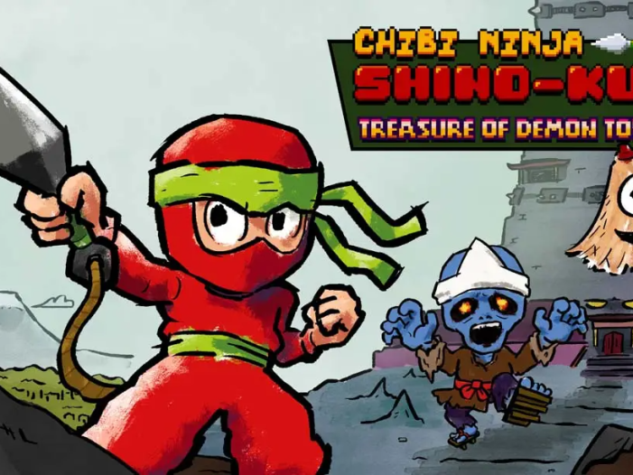 【美版】小忍者志乃君：魔塔宝藏 .Chibi Ninja Shino-kun Treasure of Demon Tower 英语