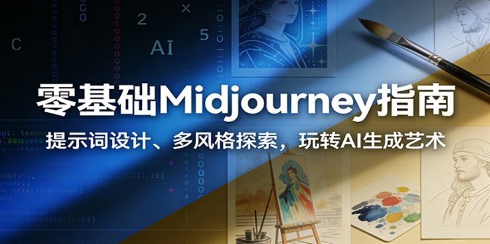 零基础Midjourney指南：提示词设计、多风格探索，玩转AI生成艺术