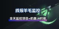 线报羊毛监控_自动挂机监控+群机器人通知