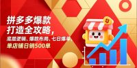 拼多多爆款打造全攻略，底层逻辑、爆款布局、七日爆单，单店铺日销500单
