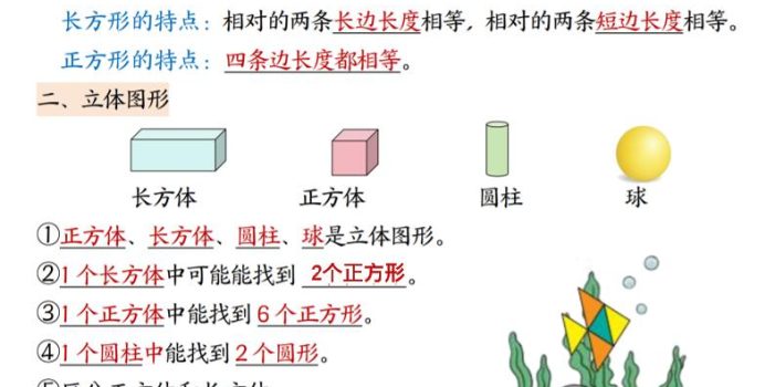 26春一下人教数学《寒假预习全册知识点汇总》