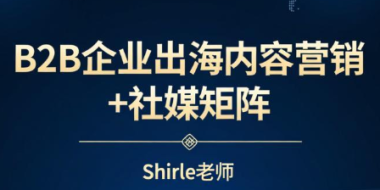 shirle老师·B2B企业出海内容营销+社媒矩阵