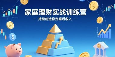 家庭理财实战训练营：从0到1建体系，三阶进阶层层递进，助你持续创造稳定睡后收入