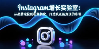 Instagram增长实验室：从品牌定位到粉丝转化，打造真正能变现的账号