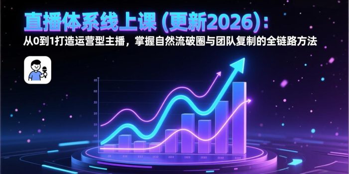 直播体系线上课(更新3月