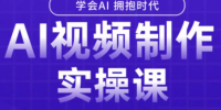 白羊老师·Ai视频制作实操课(更新3月)