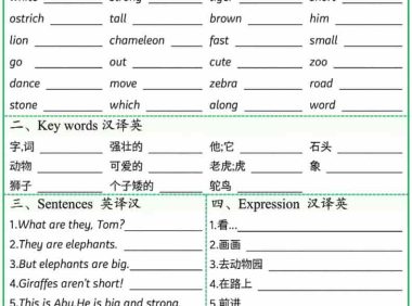 三年级下英语基础过关训练《外研版（三起）》