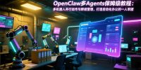 OpenClaw多Agents保姆级教程：多机器人并行运作与群组管理，打造自动化办公的一人军团