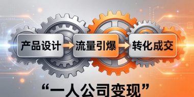 一人公司变现全攻略：产品设计+流量引爆+转化成交，打造不受年龄限制的长期事业