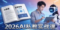 2026AI私教实战课:从AI原理到全场景实操,零基础学会用AI提效+单人单干创业