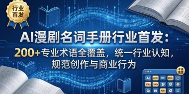 AI漫剧名词手册行业首发:200+专业术语全覆盖,统一行业认知,规范创作与商业行为