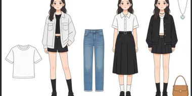 AI服装穿搭白背景look图SOP教程，不用会画画，提几句具体要求，AI就能还你一个奇迹