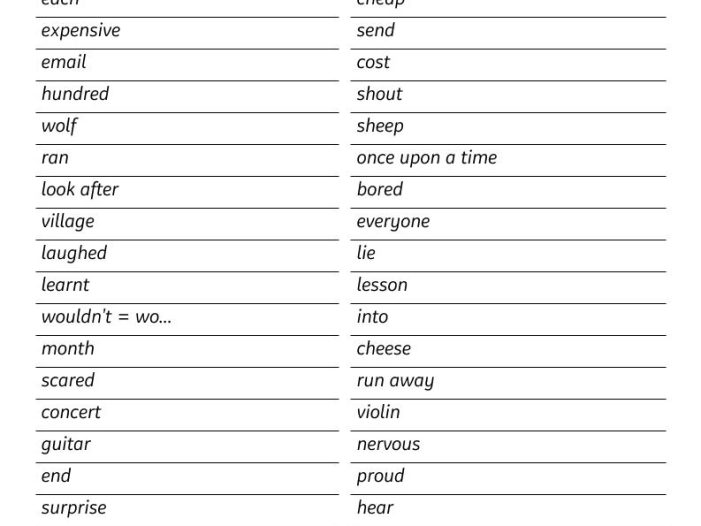 四年级下英语全册单词默写单《外研版（一起）》