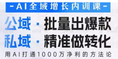 吴思晓·2026AI全域增长内训课+思维导图