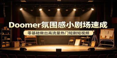 Doomer氛围感小剧场速成，零基础做出高流量热门短剧短视频