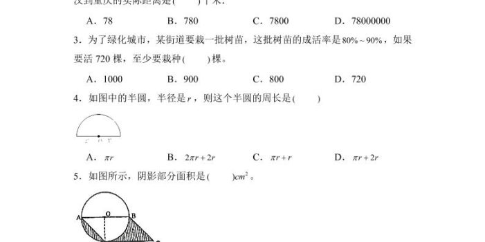 六年级下小升初数学压轴题专项练习