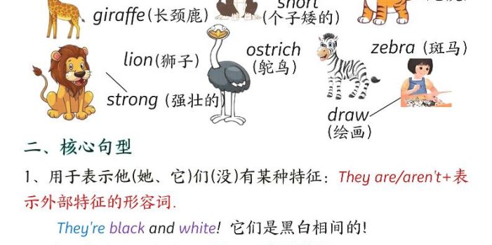三年级下英语1-6单元必背知识点总结《外研版》