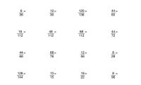 五年级下数学约分练习