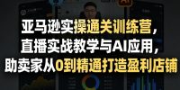 亚马逊实操通关训练营，直播实战教学与AI应用，助卖家从0到精通打造盈利店铺(更新5月8日)