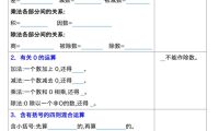 四年级下数学期中复习考点归类专练